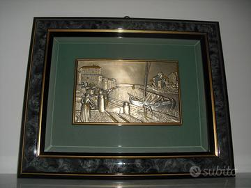 Quadro vintage in argento