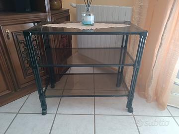 TAVOLINO IN VETRO 