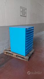 Cassettiera in metallo per officina a 9 cassetti