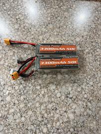 Batterie lipo modellismo 6s 3300mah