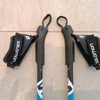 Salomon bastoncini sci fondo carbon Junior 125 cm