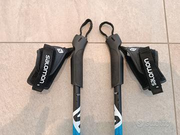 Salomon bastoncini sci fondo carbon Junior 125 cm