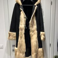 Cappotto Hugo Boss donna con pelliccia reale