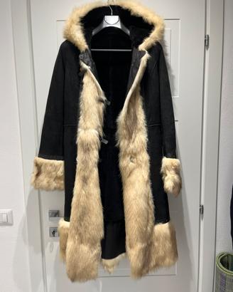 Cappotto Hugo Boss donna con pelliccia reale