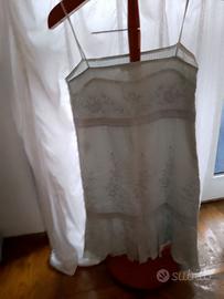 Abito azzuro in Sangallo T. M Nuovo