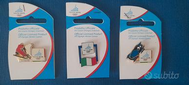 OLIMPIADI  INVERNALI  TORINO  2006  -  3 SPILLETTE