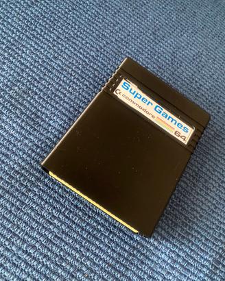 Commodore 64 SUPER GAMES cartridge