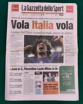 Lotto 2 Gazzette dello sport Italia Campione del m