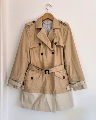 Trench beige bicolore Stefanel – Taglia M