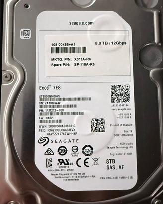 Seagate Exos 7E8 8TB SAS