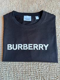 Burberry t-shirt nera taglia s