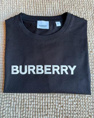 Burberry t-shirt nera taglia s