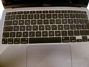 macbook air model a2337 SCHERMO ROTTO 