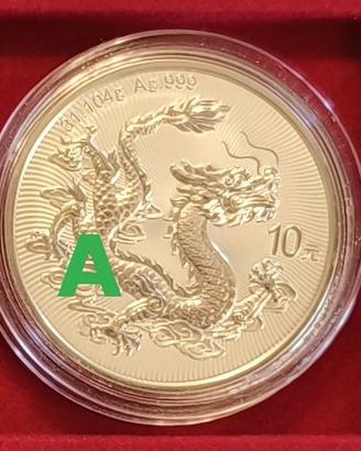 Drago Cinese 2025 1 oncia argento 999 Prima Serie