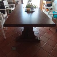 tavolo in legno castagno 