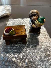 Thun presepe tavolino frutta e oste