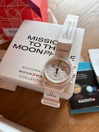 Omega x Swatch mission to the moonphase full moon