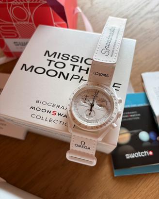 Omega x Swatch mission to the moonphase full moon