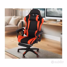 Sedia Poltrona Gaming Reclinabile