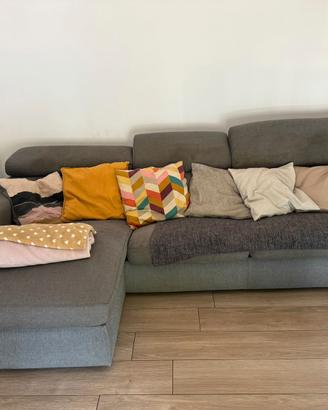 Divano letto 3/4 posti con chaise longue