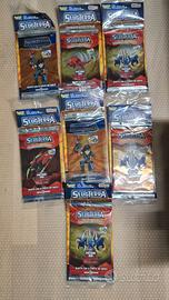 7 pacchetti bustine figurine Slugterra