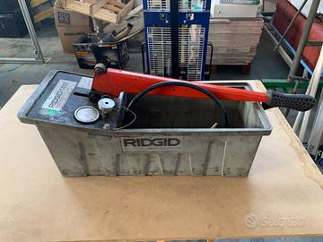 Ridgid Pompa prova impianti idraulica, con manomet