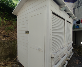 Box Casetta in Legno per Fiere Eventi Lidi