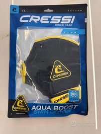 CRESSI Aqua Boost guanti da nuoto Nuovi