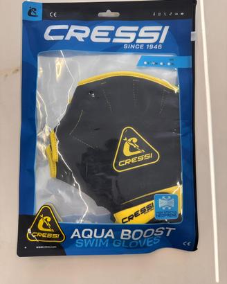 CRESSI Aqua Boost guanti da nuoto Nuovi
