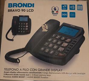 Telefono fisso BRONDI “Bravo 90 lcd”