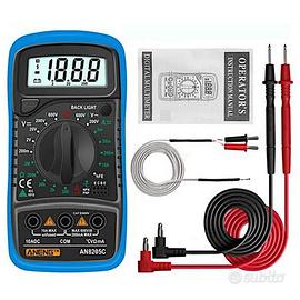 Multimetro Digitale Display LCD AN8205C Nuovo