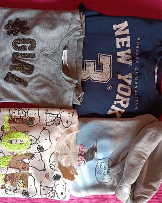 Lotto abbigliamento bambina 8-10 anni
