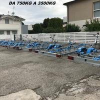 Rimorchio barca/gommone 1300Kg pronta consegna