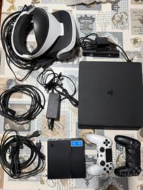 Play Station 4 + VR + 2controller + 20 gioch