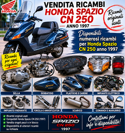 Honda CN 250 anno 1997 – Ricambi originali usati