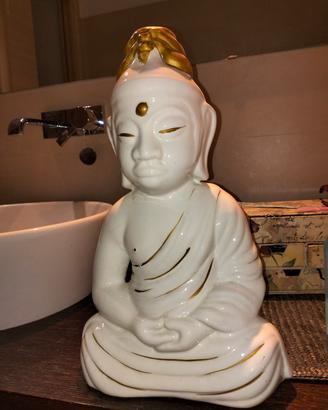 statua Buddha ceramica Bassano 40 cm"