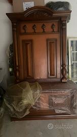 Cassapanca con Spalliera appendi abito