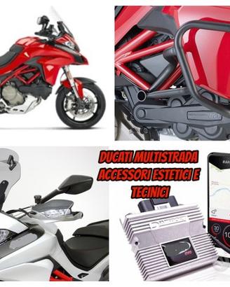 Ducati Multistrada scarico valigie frizione disco