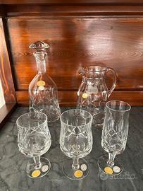 Servizio bicchieri cristallo Boemia 12pz