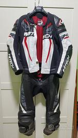 TUTA DA MOTO M TECH HALO 48 IN PELLE DIVISIBILE