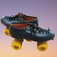 PATTINI "FAS 2000" 4 RUOTE GIALLE CORSA SU STRADA