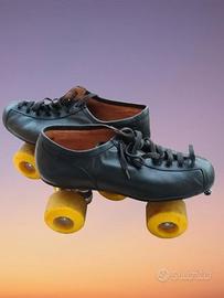 PATTINI "FAS 2000" 4 RUOTE GIALLE CORSA SU STRADA