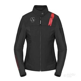 GIACCA CORSA TEX LADY NERO ROSSA
