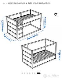 Letto Kura ikea