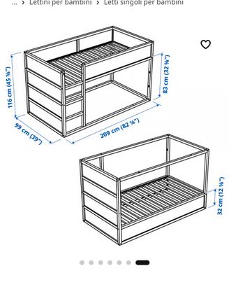 Letto Kura ikea