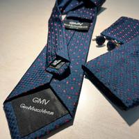 Set uomo accassori GMV pochette cravatta gemelli