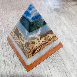 Piramide Energetica Fatta a mano Pietre  Reiki