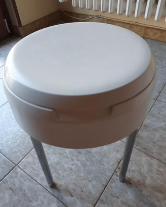 Sgabello  contenitore bagno