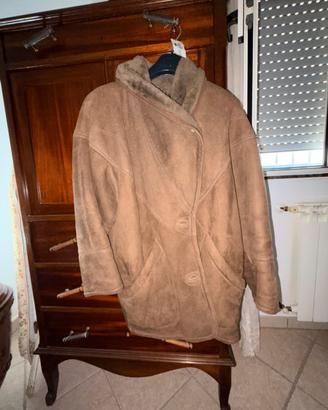 Cappotto Donna Montone Sheraling Original Vintage