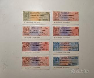 Lotto 14 Miniassegni Anni '70
